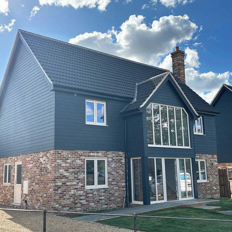 New dream home constructed in the Acton Blend Brick.