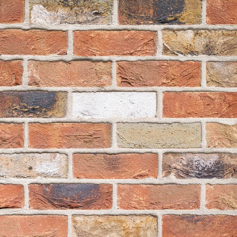 Acton Blend Red Multi Brick Panel Image.