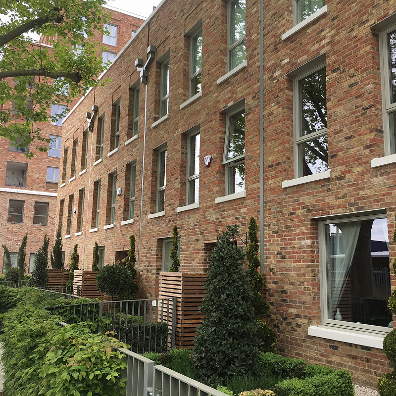 Residential Development showcasing the  Acton Blend Brick