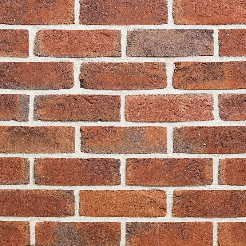 Alton Red Multi brick panel image.