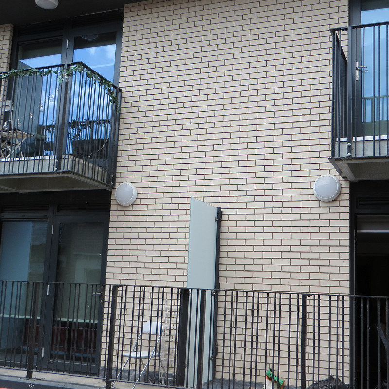 Residential Apartments constructed in the TBS Andalusia White brick
