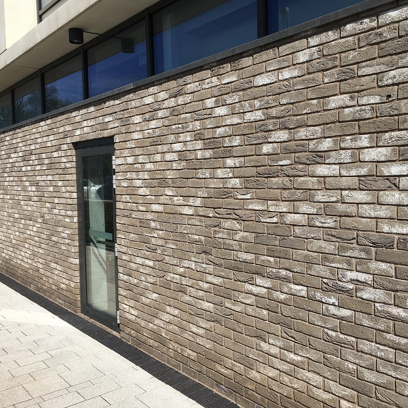 Close up of the Arte facing brick.
