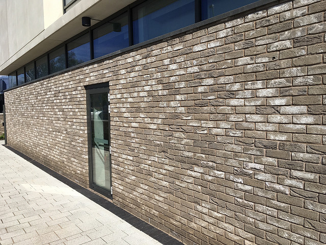 A look at the arte grey facing brick.
