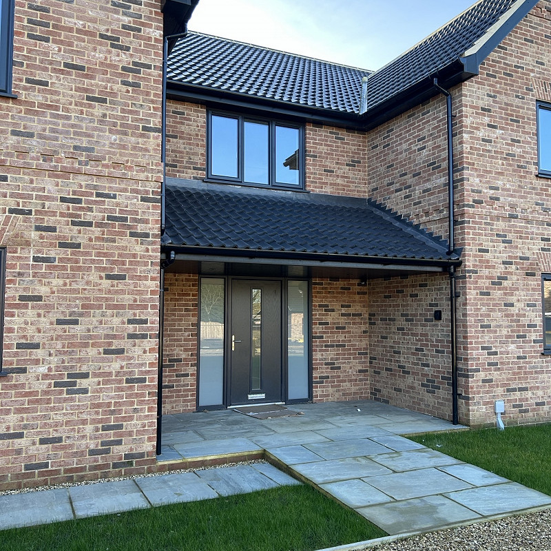 Audley Antique brick on a self build