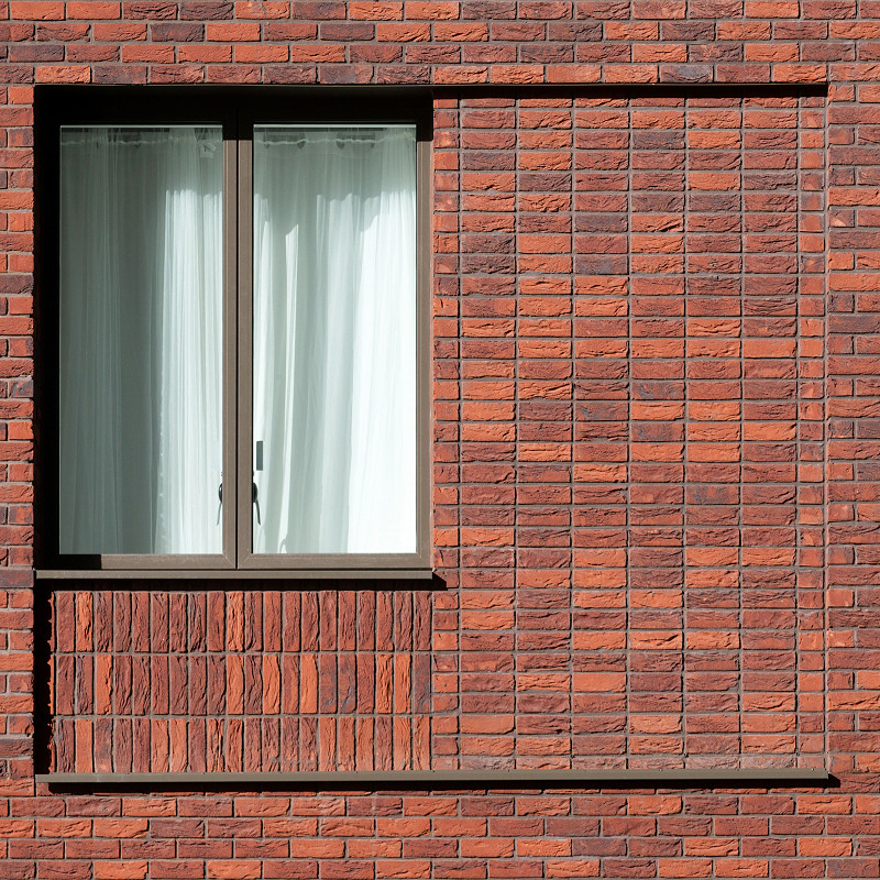 Close up of the Autrique facing brick