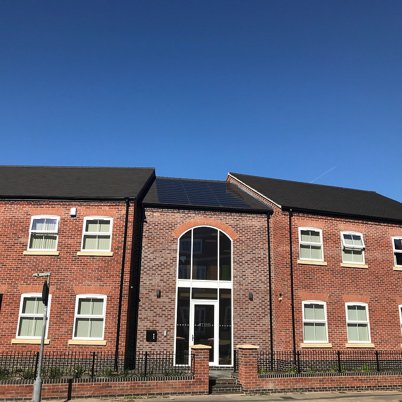 Traditional Brick & Stone head office constructed in the Autrique brick.