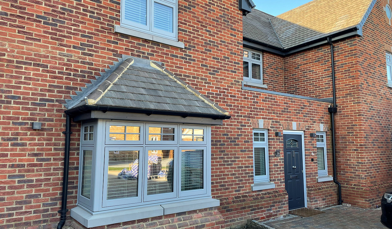 The 65mm Autrique Brick on a self build house.