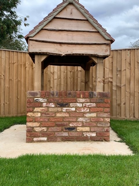Barnhouse Blend on a garden well