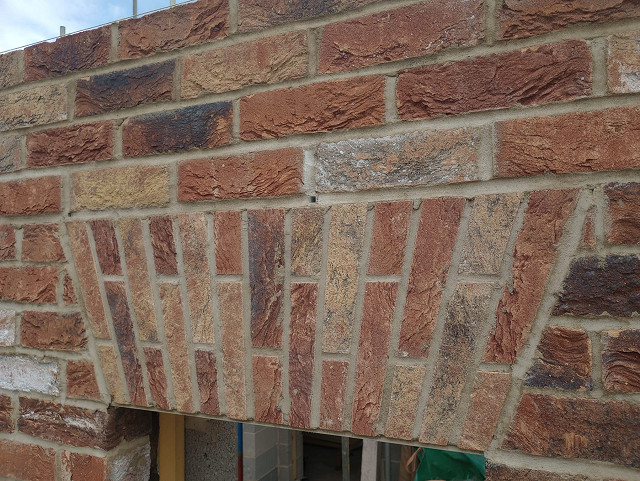 lightweight brick arch