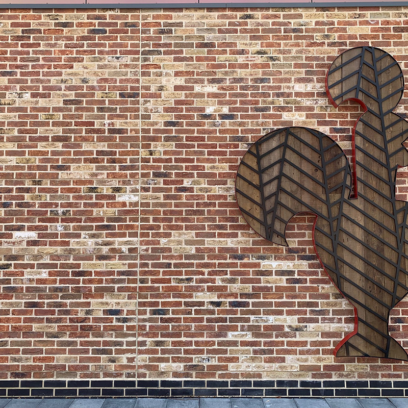 Retail park constructed in the Birkdale Blend brick.