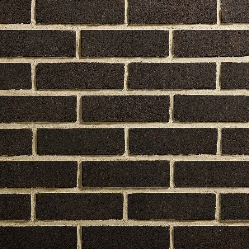 Black Stock Smooth Facing Brick Panel