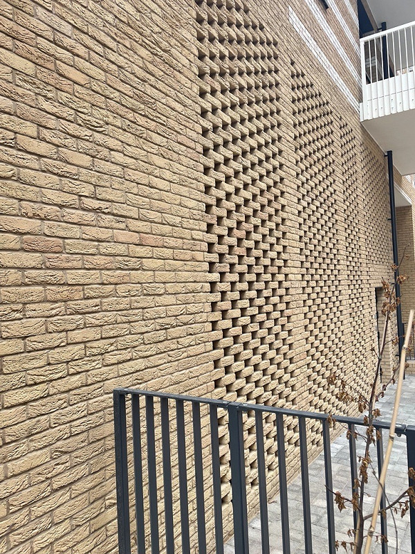 Examples of the Cambourne Buff Brick.