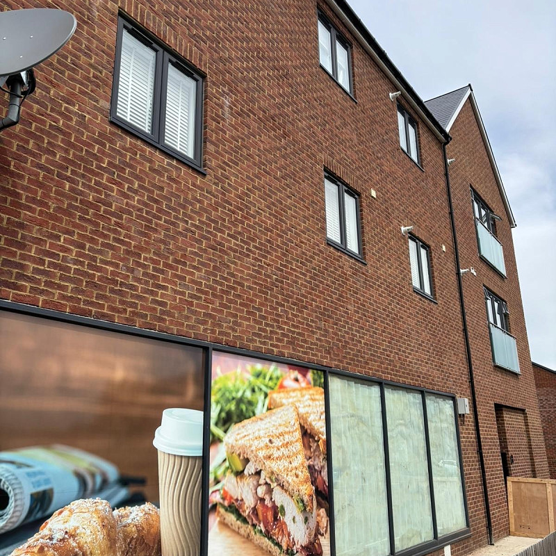 New commercial build featuring the Alton Red Multi brick.