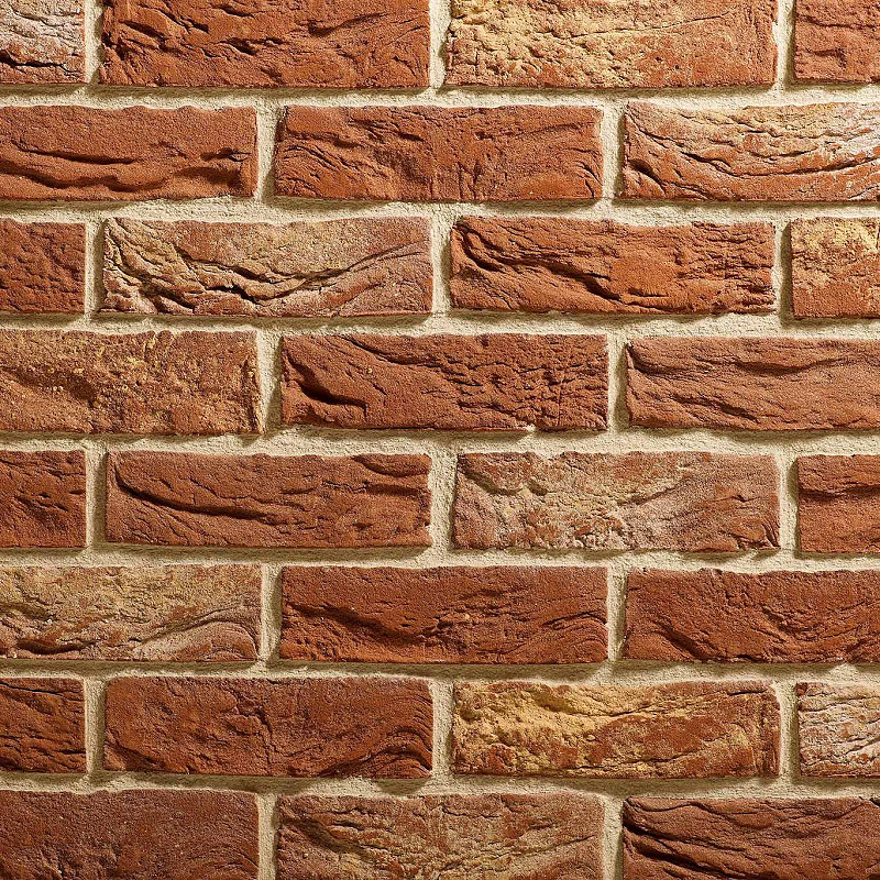 Red Multi brick panel image.