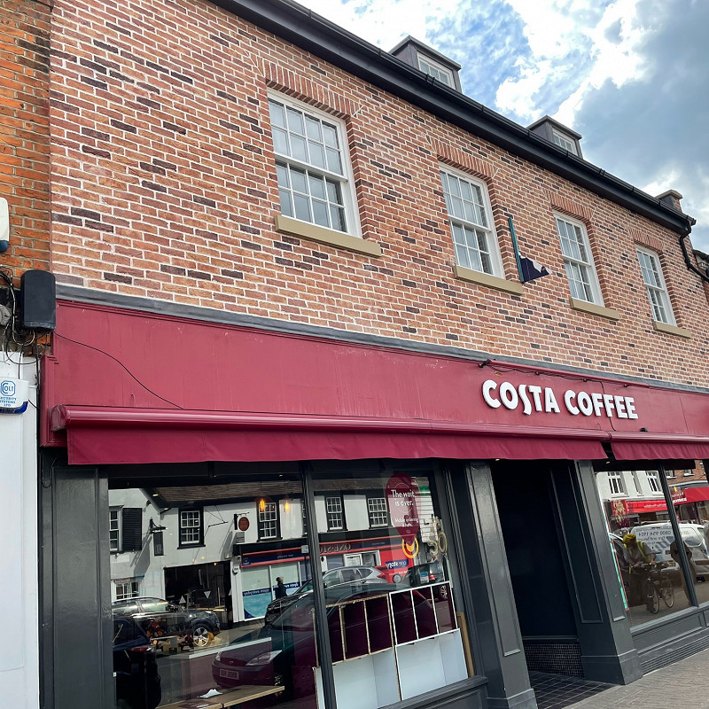 Costa Coffee clad in the Euphoria brick.