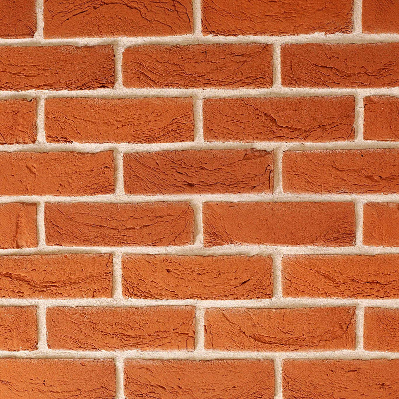 Fine Handmade Textured Orange brick.
