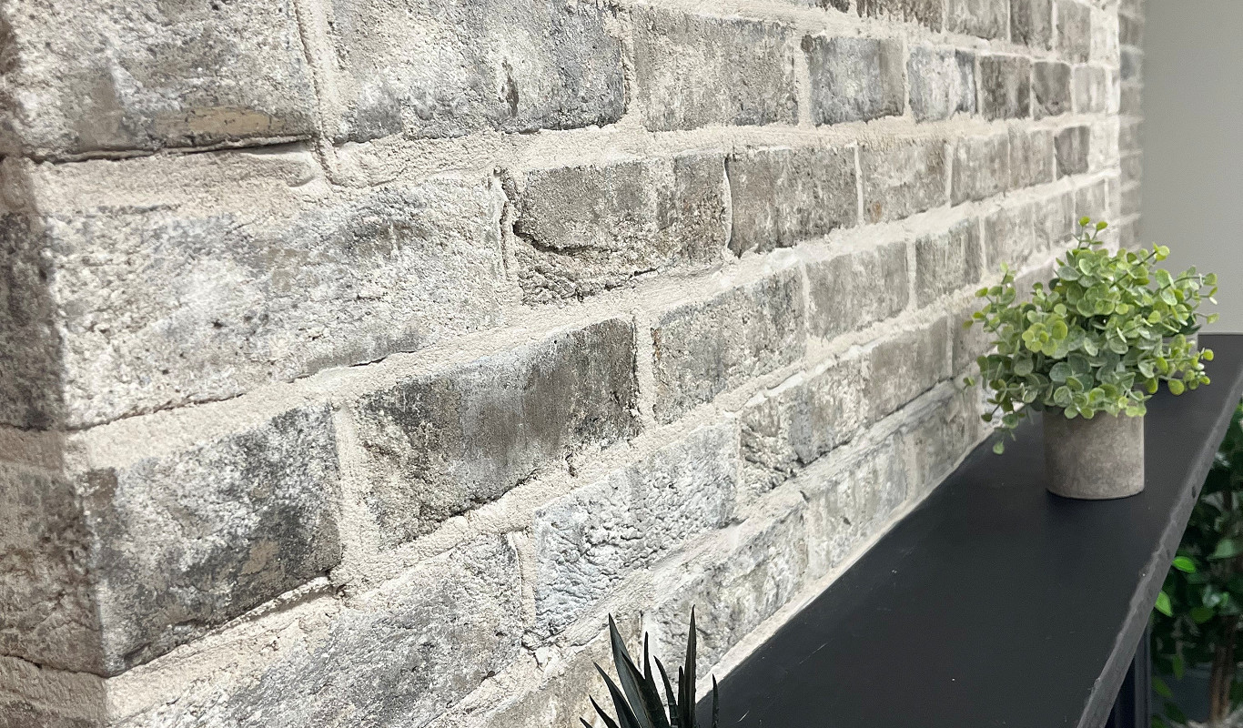 Iced Grey Multi Brick Slip