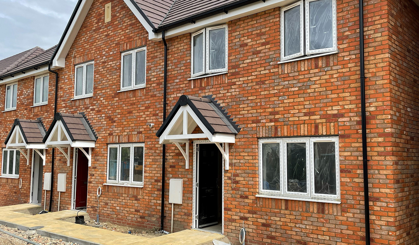 Hemmingstone Antique brick on a self-build.