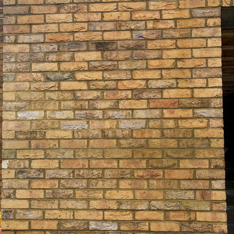 Close up of brick specials manufactured from the TBS Highgrove Yellow.