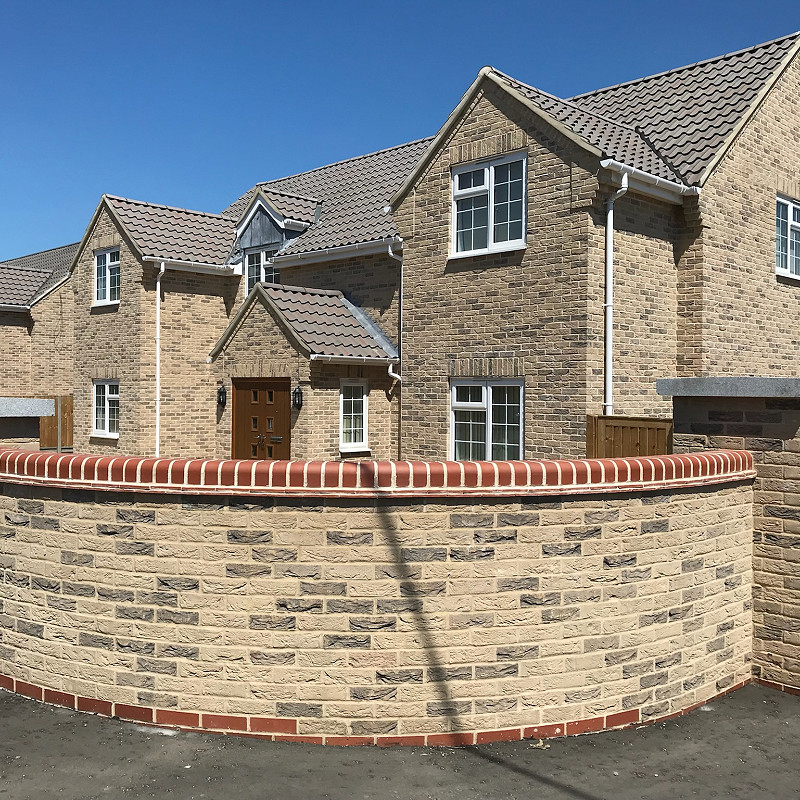 grey multi brickwork.