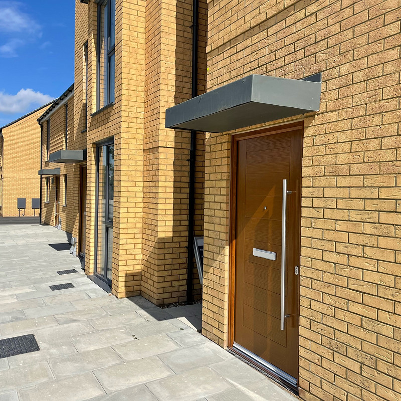 New project at Northfleet featuring the Tamisa Wirecut Brick