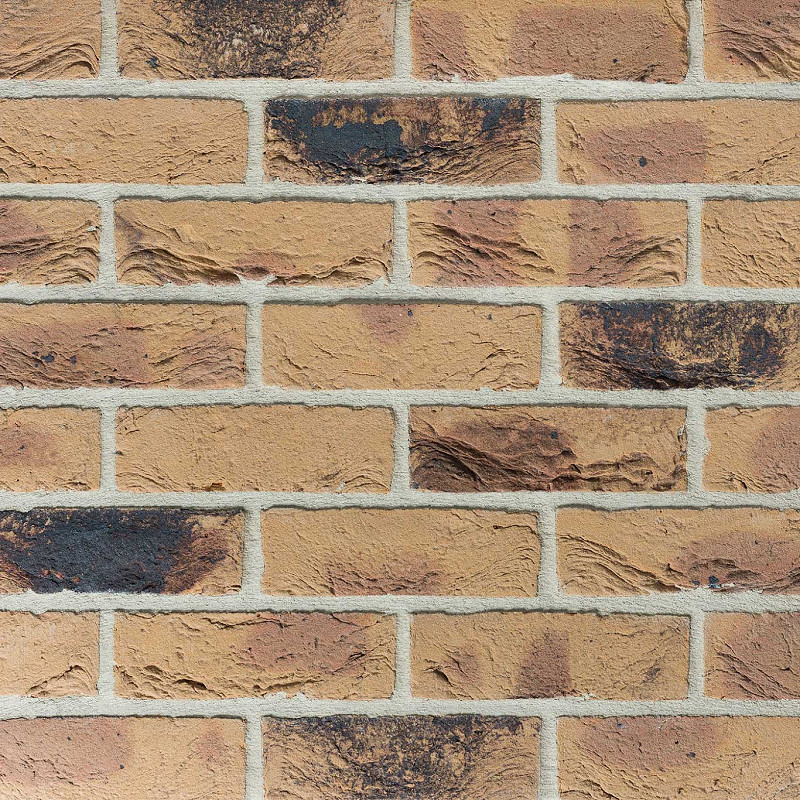 Khaki brick panel image