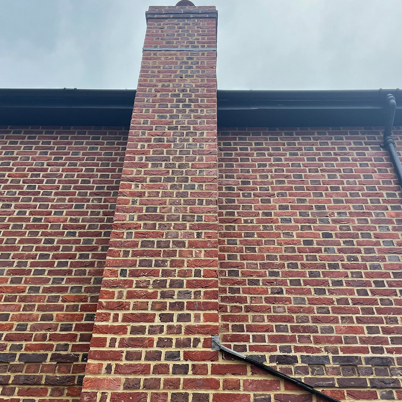 brick chimney.