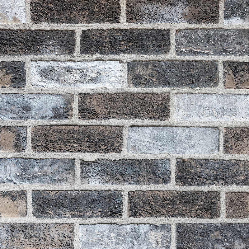 Close up panel image of the 65mm Klinkers Grey Brick.