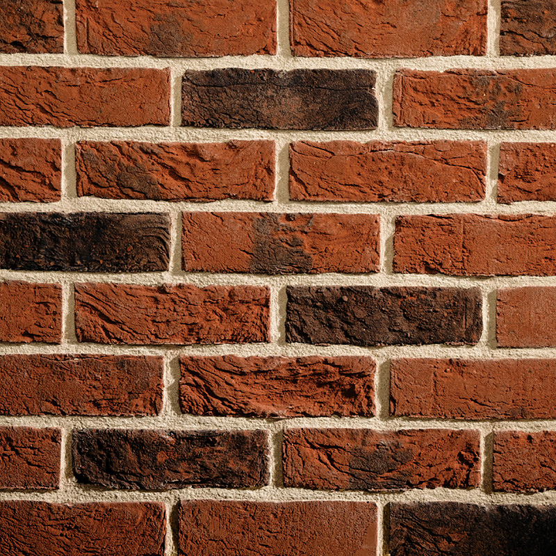 Knebworth Red Multi Brick Panel Image