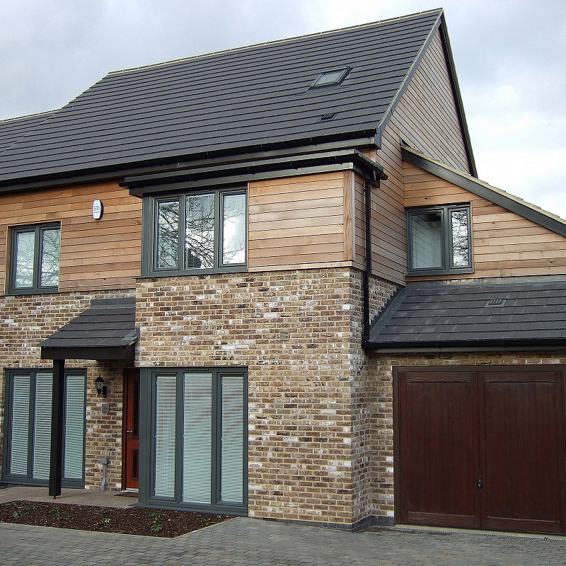 new house constructed in the London Weathered Yellow.