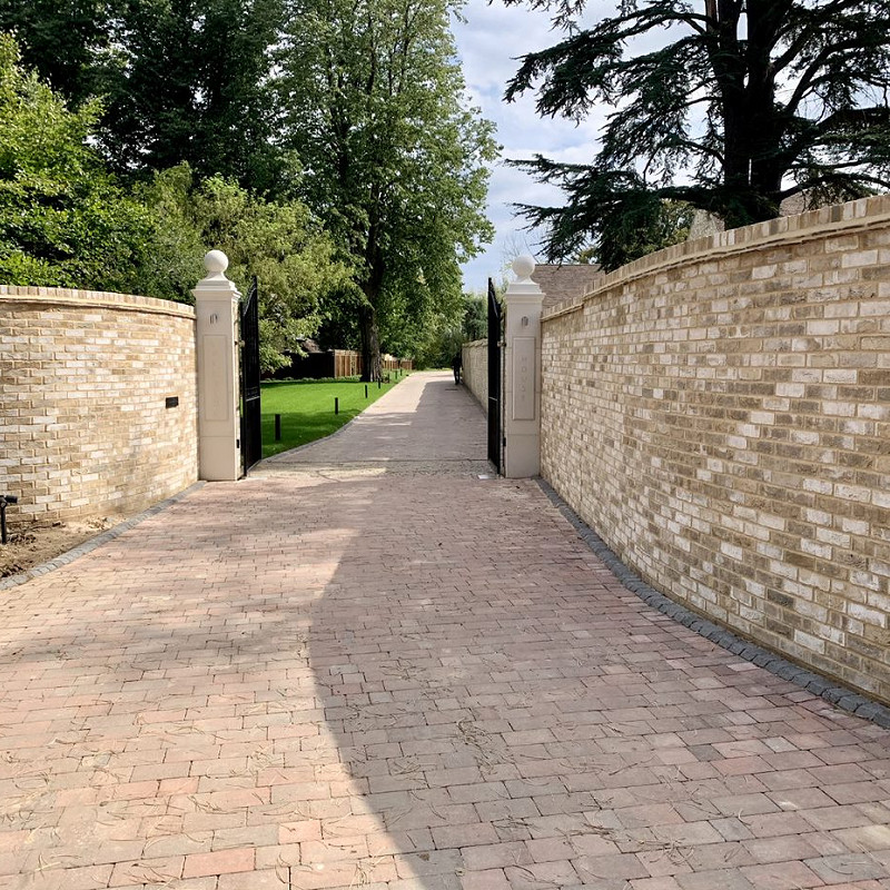 Driveway renovation using the mystique brick