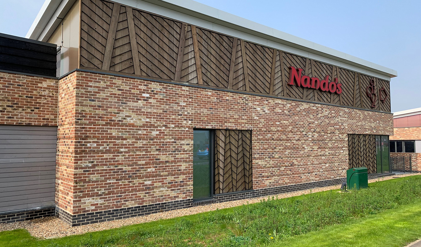 Birkdale Blend bricks used on a shop.