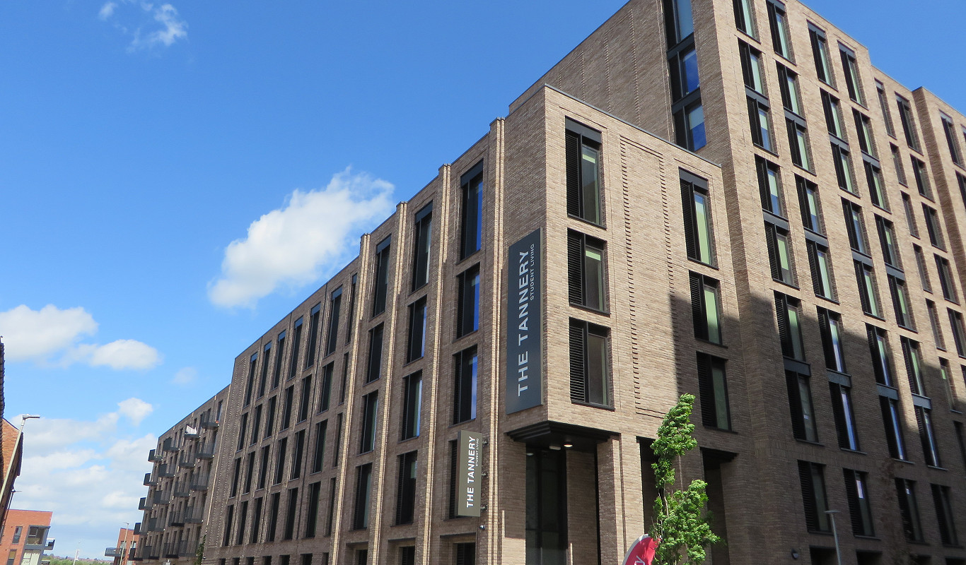 Normandy Grey bricks featured at the Tannery.