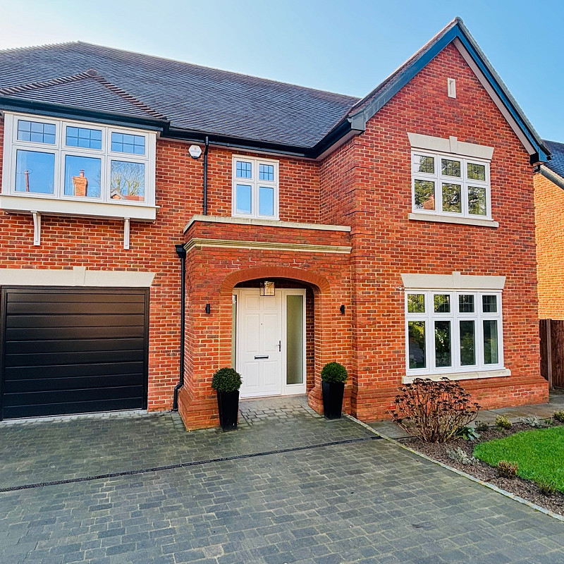 New build houses in the TBS Northwood Red Multi