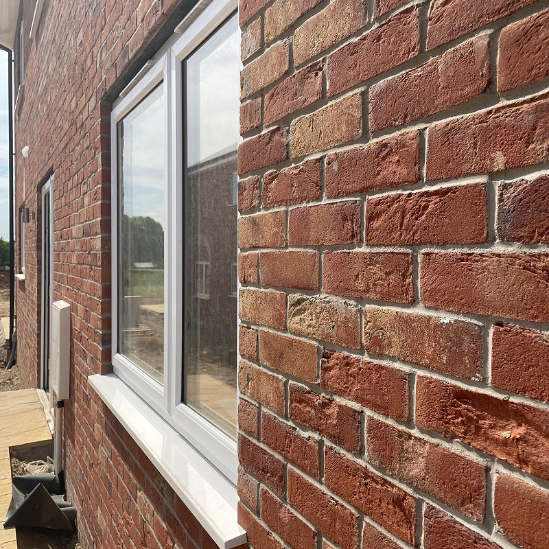 Close up of brickwork showcasing the TBS Old Cottage Blend.