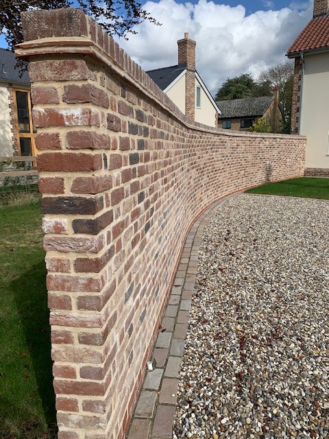 Wall constructed in the Olde Heathfield Blend