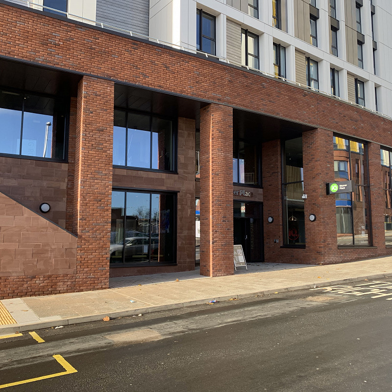 Student Accommodation constructed in the Old Pluckley Brick.