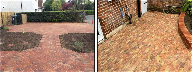Clay Paver Garden Designs