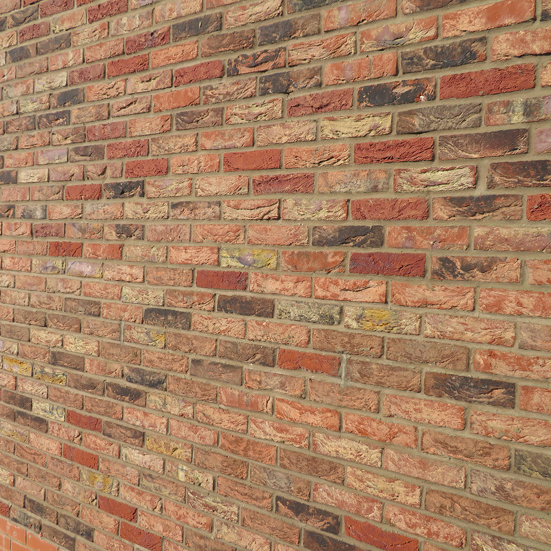 Close up of the texture of the Reclaimed Mixture brick.