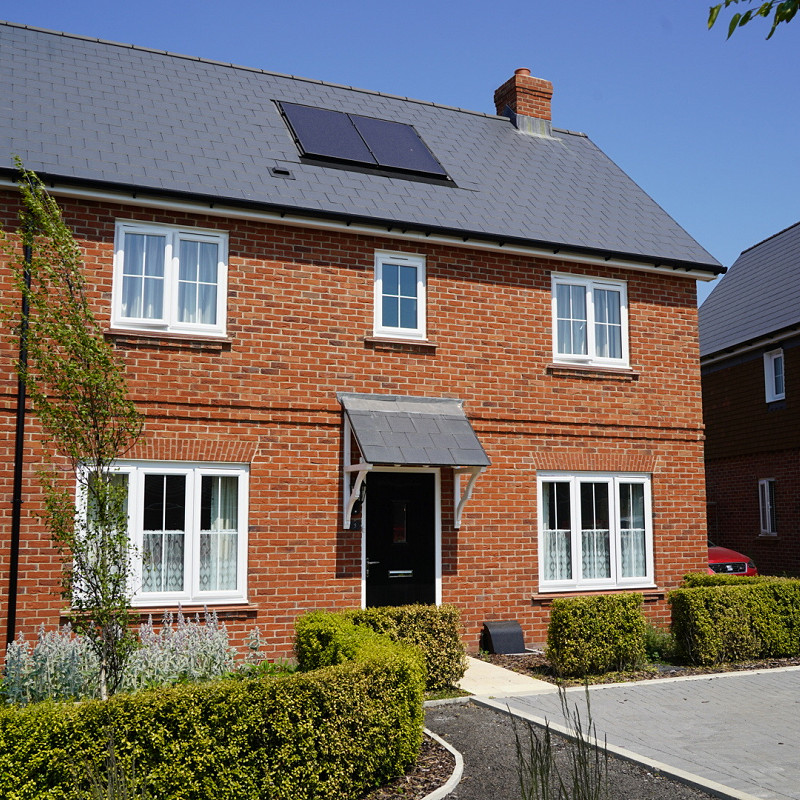 Traditional Brick & Stone Brookmill Blend Soft Mud Brick on a Garage.