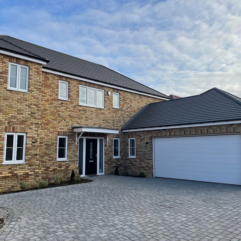 Self-Build showcasing the restoration yellow brick.
