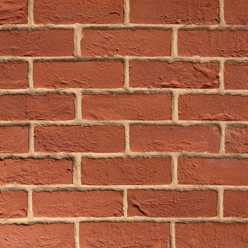 Royal Orange Brick Close Up.