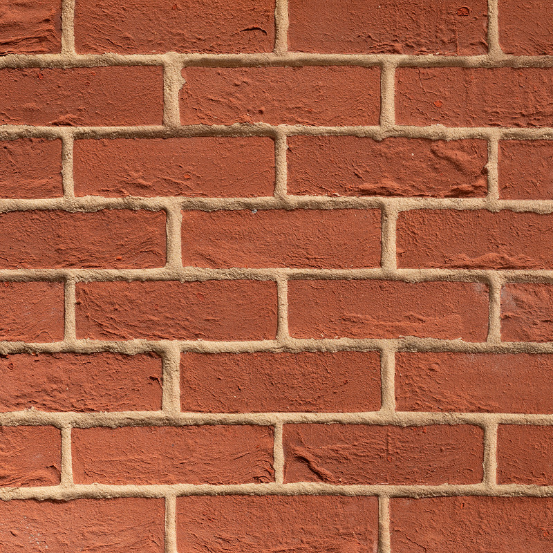 Royal Orange Brick Close Up