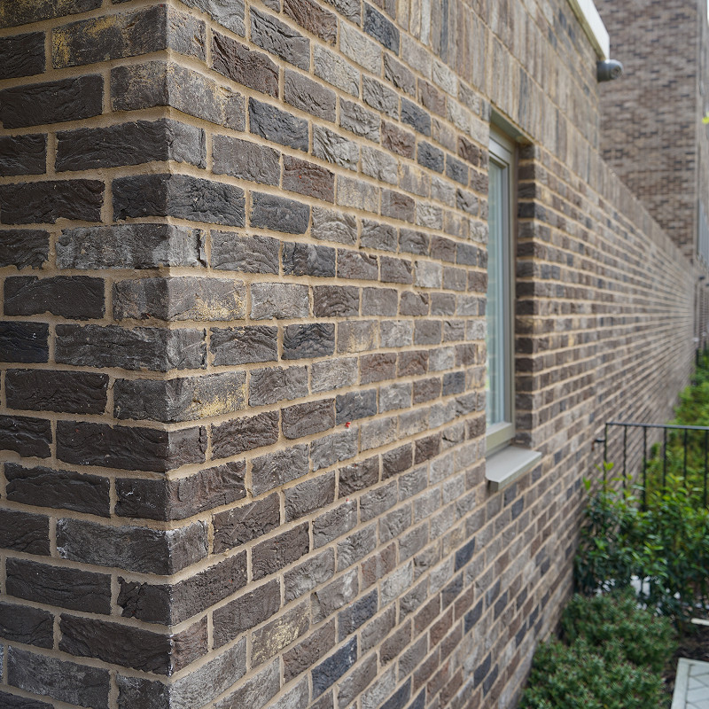 Close up of the Grey Rustington Antique brick.