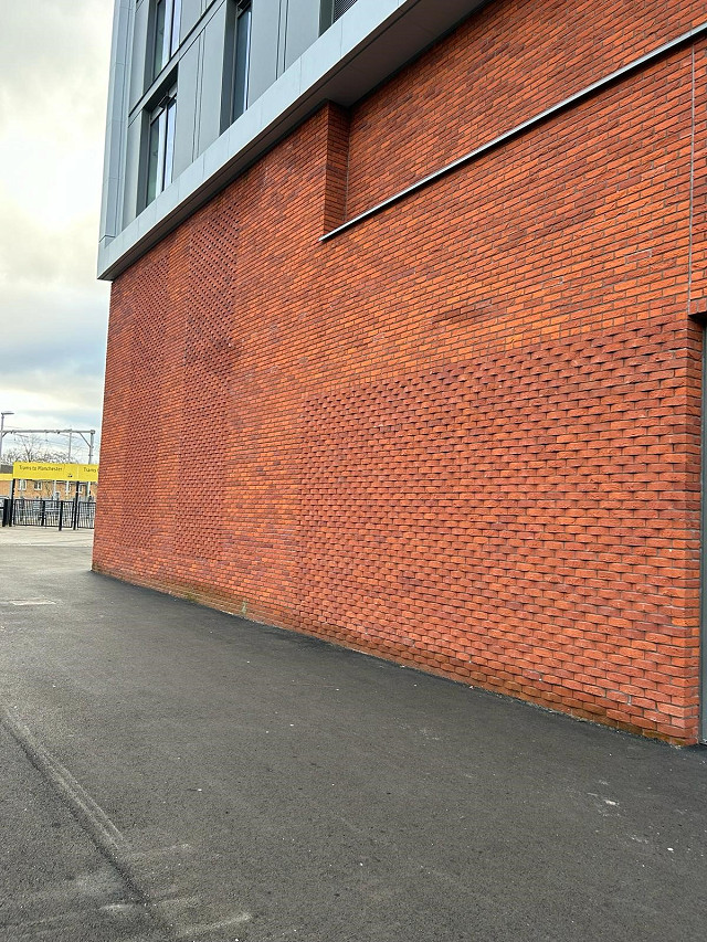 Special Shaped bricks used at Old Trafford Cricket Ground.