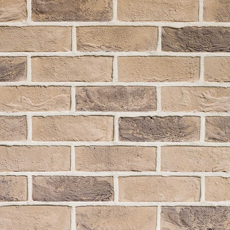 St Andrews Multi Grey Brick Panel Image.