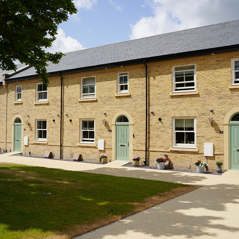 residential development showcasing the TBS Teversham Mixture