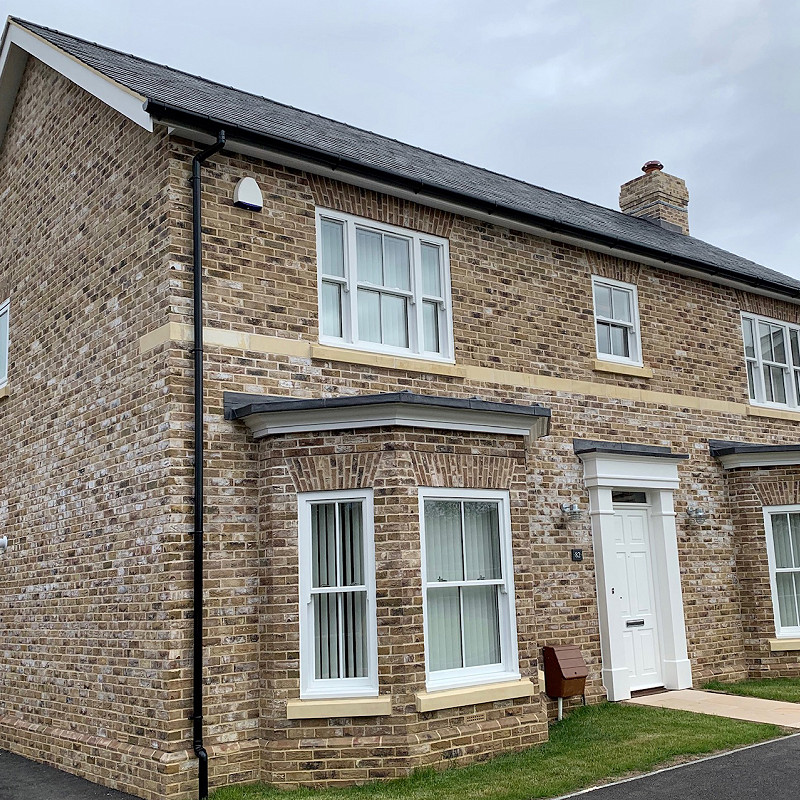 House constructed with the Tigra Multi Brick.