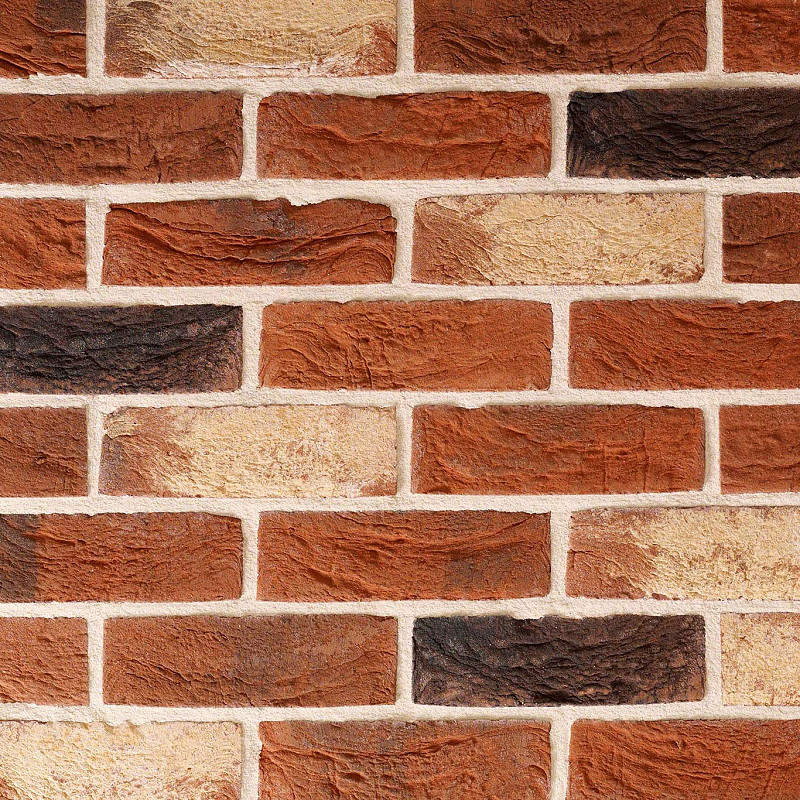 Traditional Red Blend Brick Panel Image.