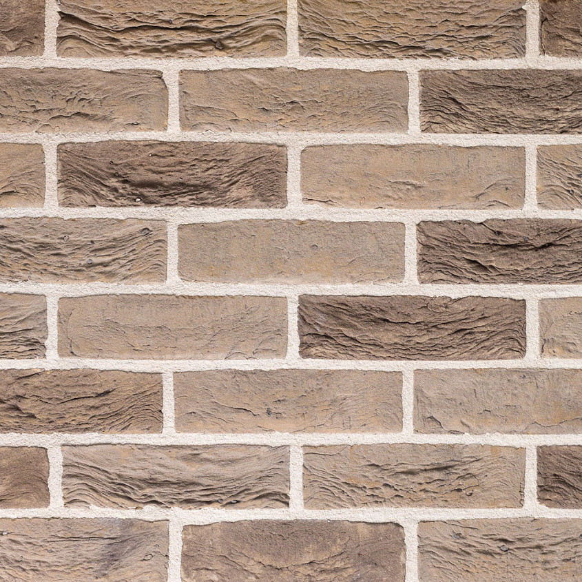 【美品】QUICK PACK 9【GRAY WHITE】 65mm Urban Grey Multi Brick | Traditional Brick & Stone